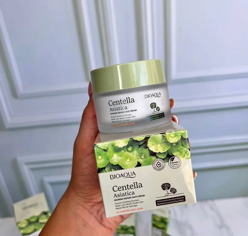 Crema hidratante centella asiática