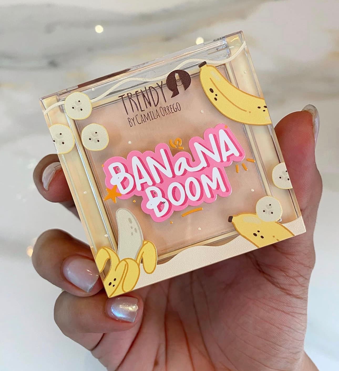 Polvo compacto banana trendy