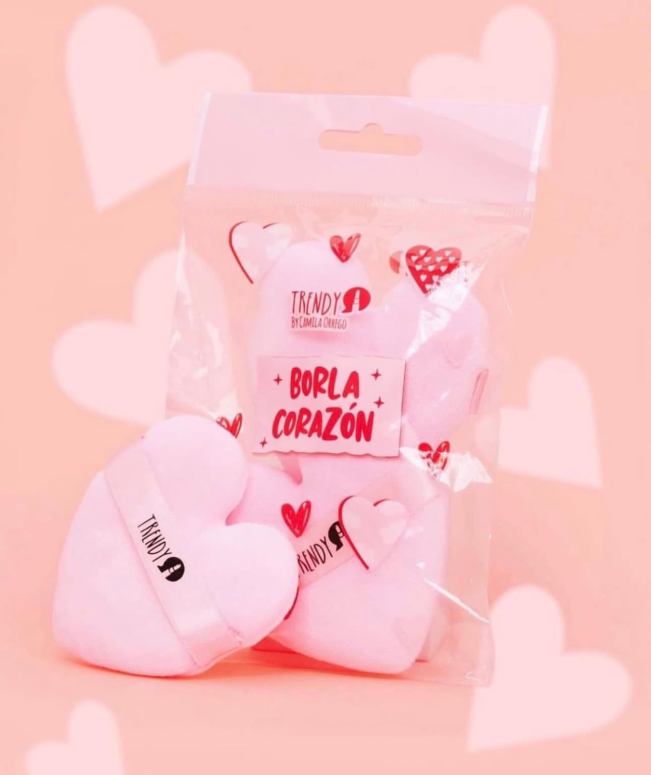 Borla x2 corazón trendy