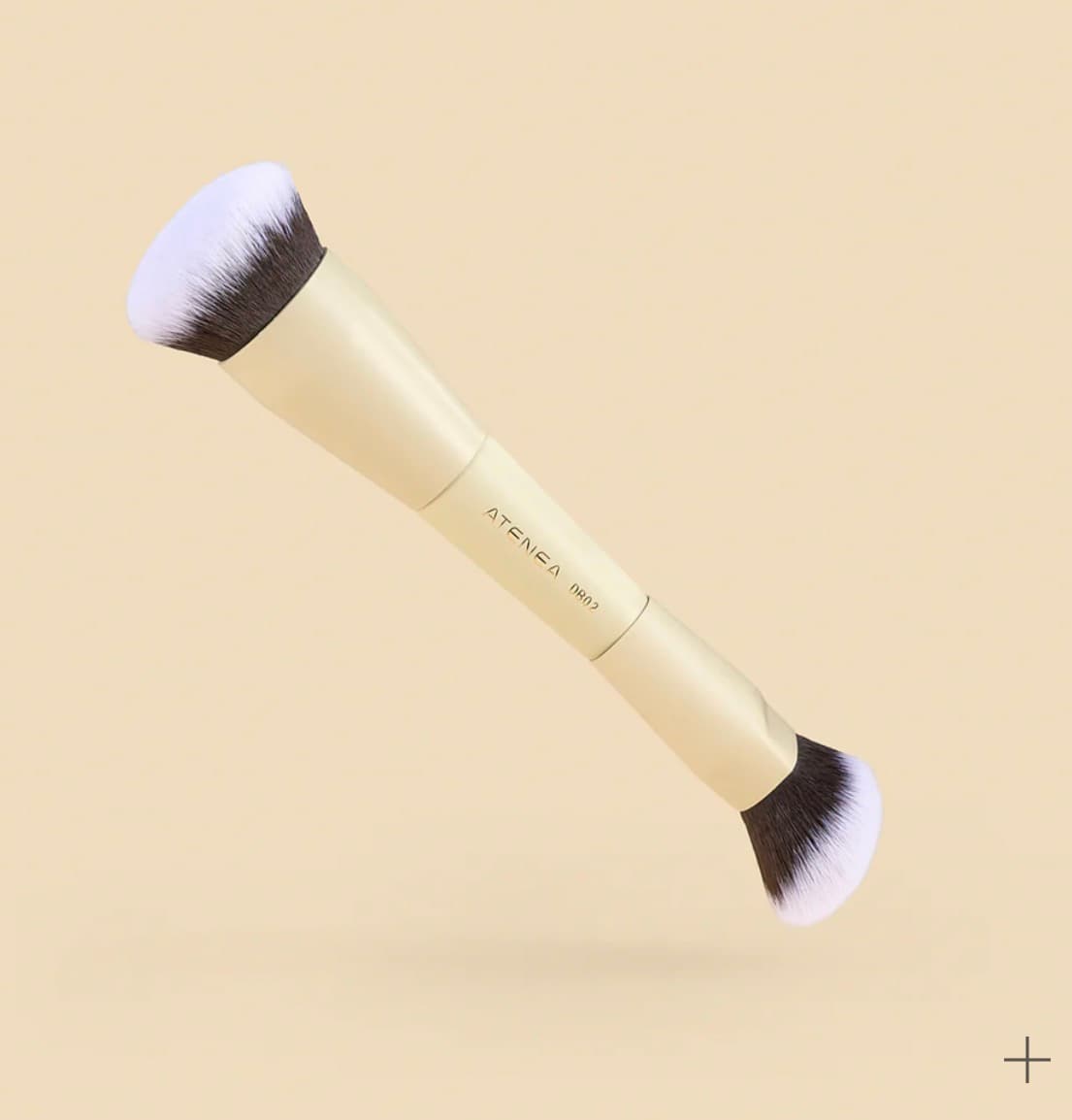 Brocha duo glam base-crema atenea