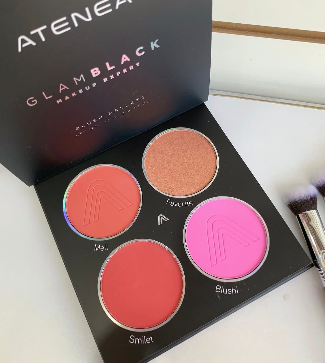 Paleta de rubores x4 atenea